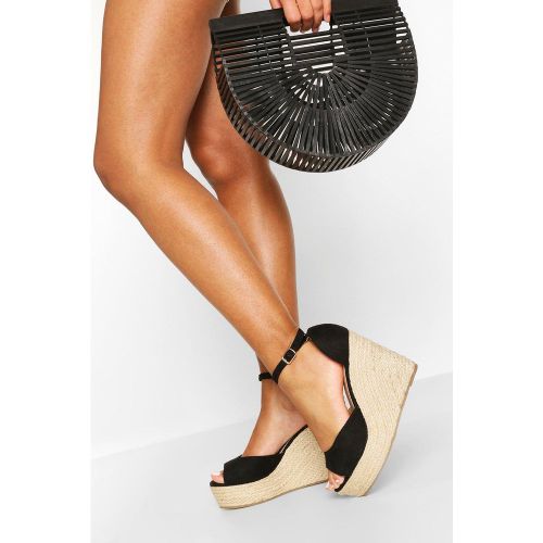 Sandales Espadrilles Compensées - boohoo - Modalova