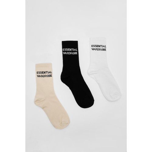 Lot De 3 Paires De Chaussettes De Sport - boohoo - Modalova