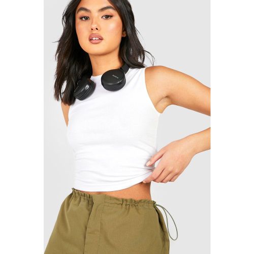 Crop Top Basique À Dos Nageur - boohoo - Modalova