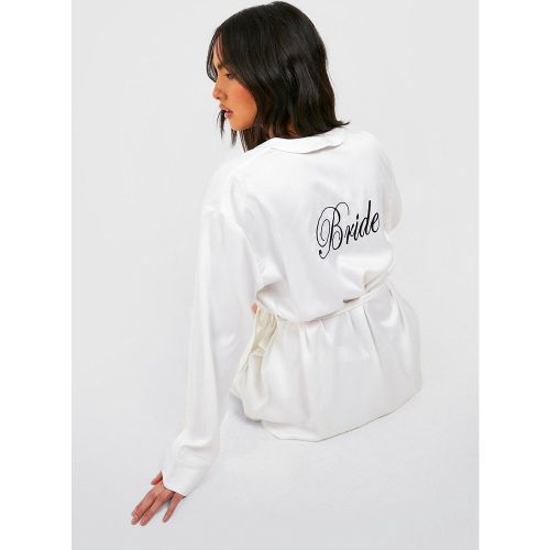 Pyjama De Mariée Premium Satiné - boohoo - Modalova