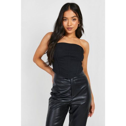 Petite" - Corset Bandeau - boohoo - Modalova