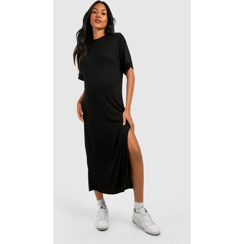 Maternité - Robe T-Shirt De Grossesse Mi-Longue - boohoo - Modalova