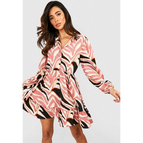 Robe Patineuse Imprimée - boohoo - Modalova