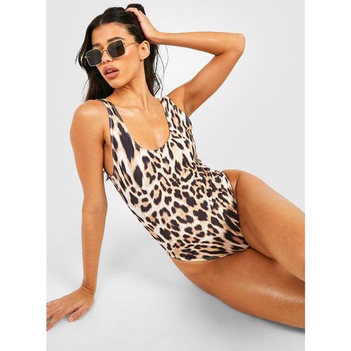 Tall" - Maillot De Bain Imprimé Léopard - boohoo - Modalova