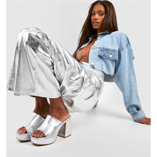 Mules Plateforme À Talon - - boohoo - Modalova
