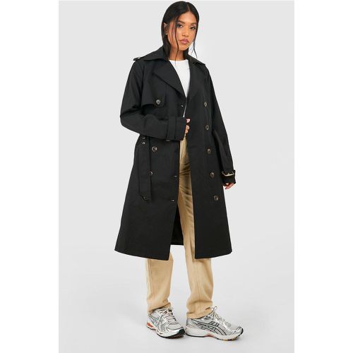 Petite" - Trench Premium À Ceinture - boohoo - Modalova