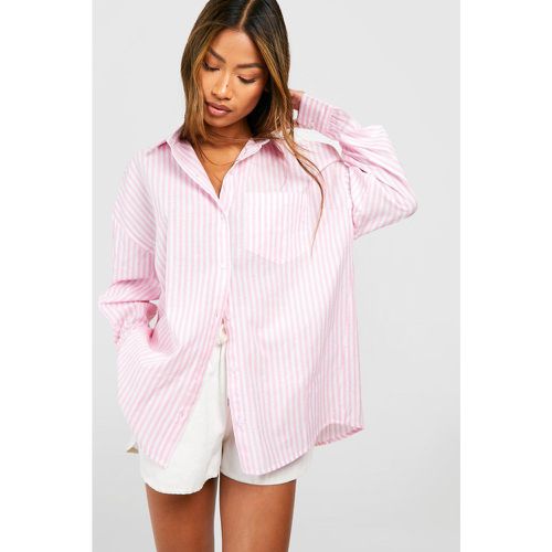 Chemise Oversize À Rayures - boohoo - Modalova