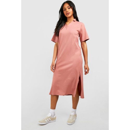Robe T-Shirt Polo En Coton - boohoo - Modalova