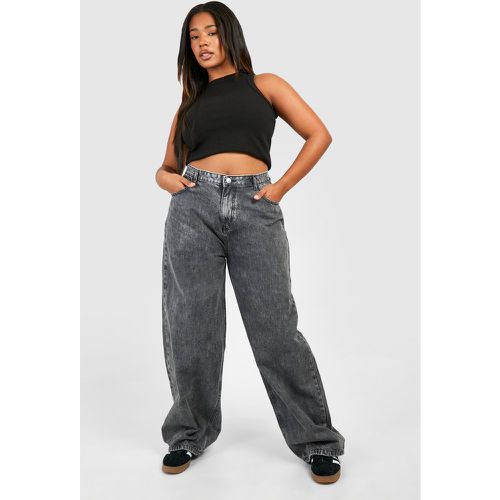 Grande Taille - Jean Baggy Droit - boohoo - Modalova