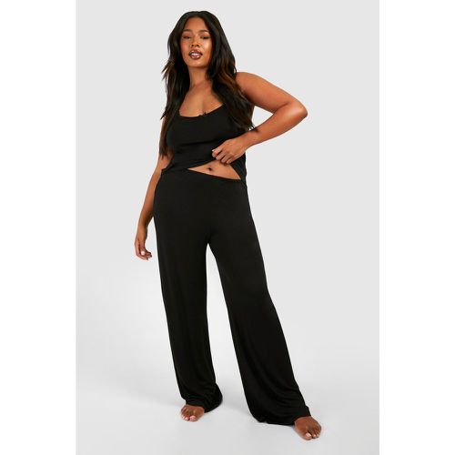 Grande Taille - Pantalon De Pyjama Large En Jersey - boohoo - Modalova