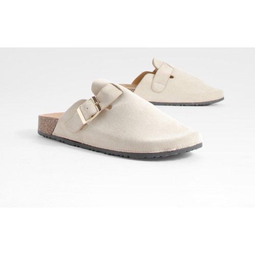 Sabots Fermés - Beige - 38, Beige - boohoo - Modalova