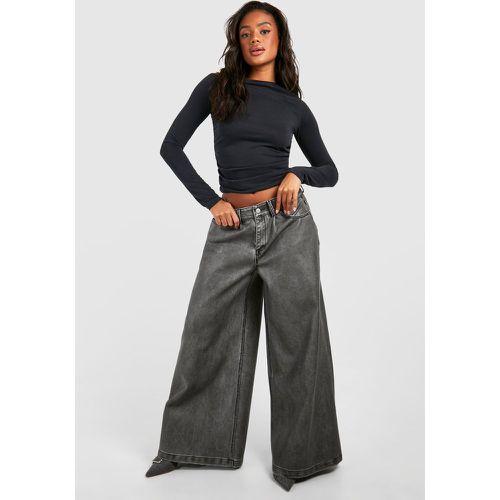 Pantalon Large En Simili - boohoo - Modalova