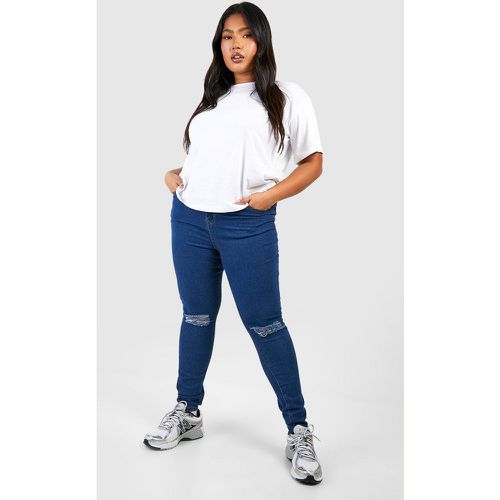 Grande Taille - Jean Skinny Taille Haute - boohoo - Modalova