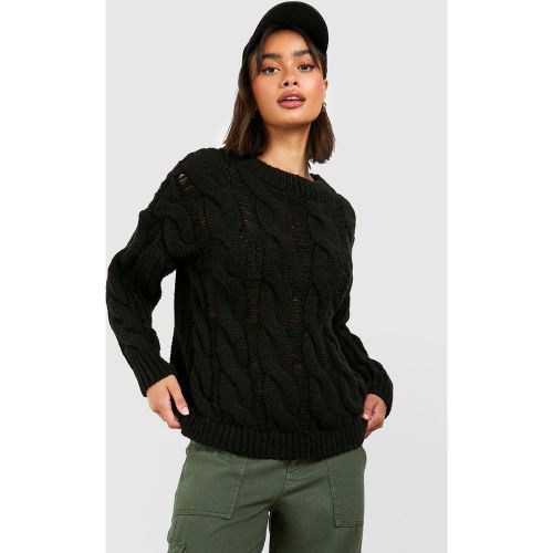 Pull Oversize Déchiré - boohoo - Modalova