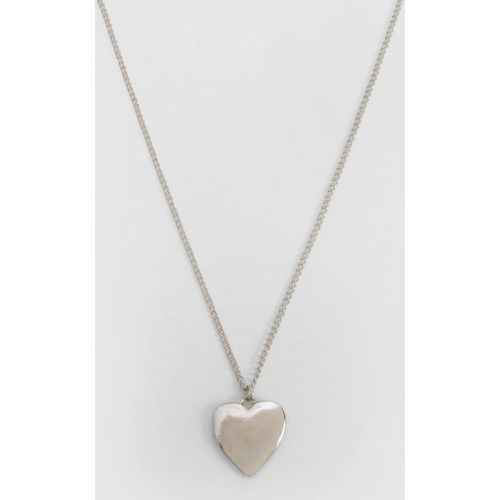 Heart Pendant Necklace - - boohoo - Modalova