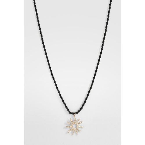 Sun Rope Chain Necklace - boohoo - Modalova