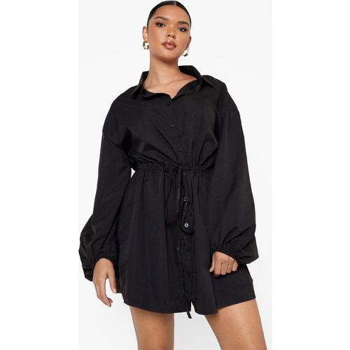 Grande Taille - Robe Chemise À Manches Oversize - boohoo - Modalova