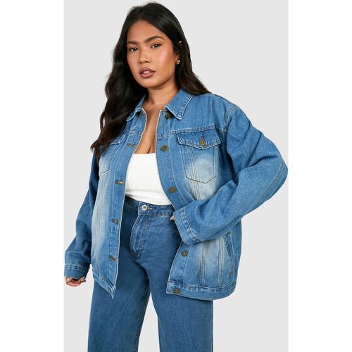 Grande Taille - Veste En Jean Oversize - boohoo - Modalova