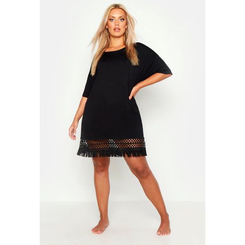 Grande Taille - Robe De Plage À Pompons - boohoo - Modalova