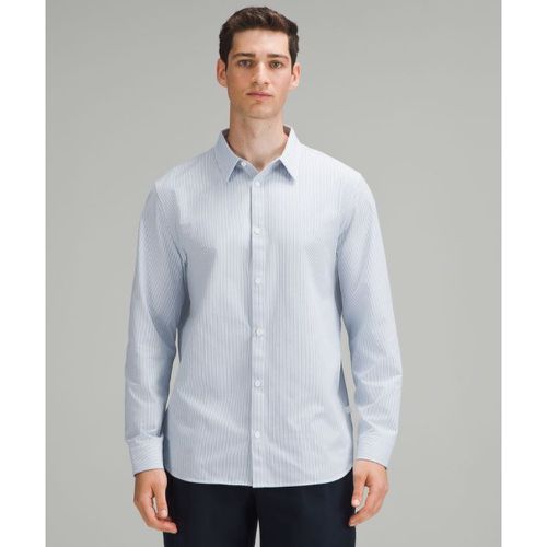 – Chemise à manches longues New Venture coupe classiques – Blanc/Blue/É – Taille XS - lululemon - Modalova