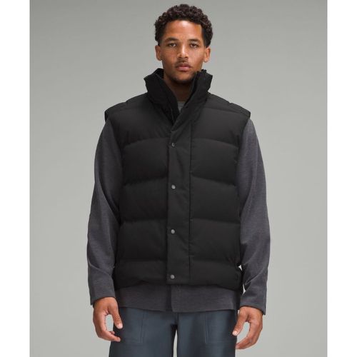 – Veste Wunder Puff sans manches Tech canvass – Noir – Taille L - lululemon - Modalova