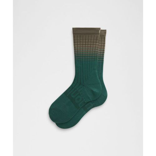 – Chaussettes mi-mollet Power Stride Réfléchissantess – Brun/Noir – Taille L - lululemon - Modalova