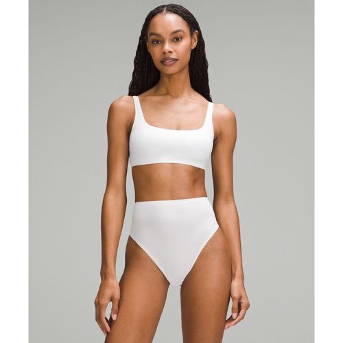 – Soutien-gorge Wundermost à encolure arrondie et fines bretelles en Ultra Soft Nulu Bonnets A à Ds – Blanc – Taille 10 - lululemon - Modalova