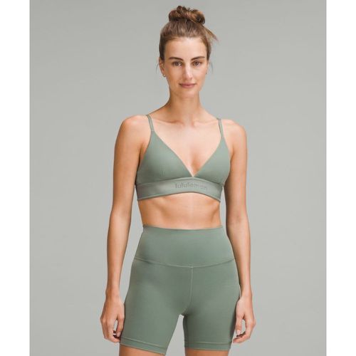 – Soutien-gorge triangle License to Train Maintien léger, bonnets A/B Logos – Gris/Pastel – Taille 8 - lululemon - Modalova