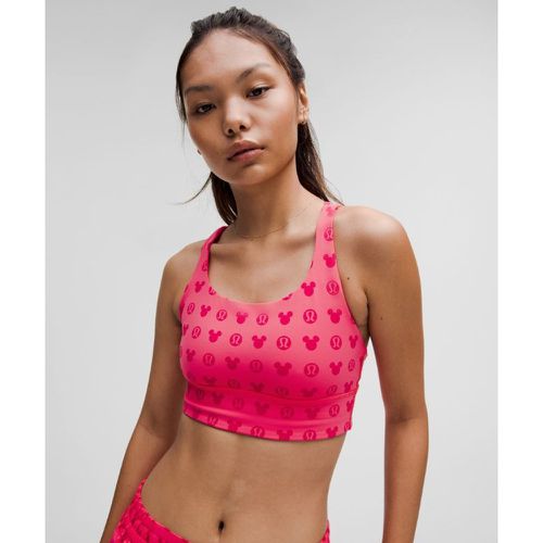 – Disney x Soutien-gorge Energy long Maintien moyen, bonnets B-Ds – Rose – Taille 10 - lululemon - Modalova