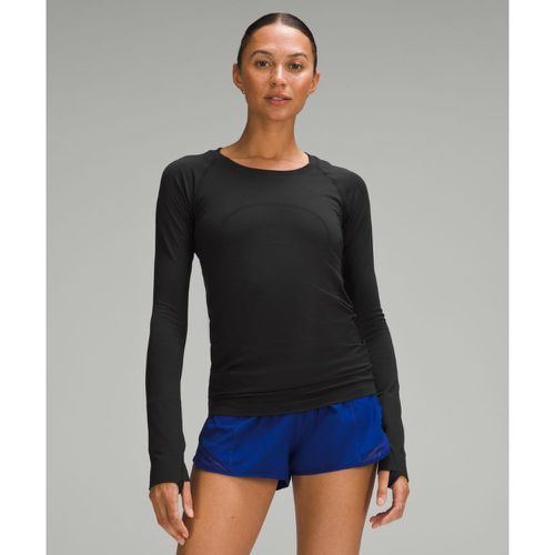 – Haut manches longues Swiftly Tech 2.0 Longueur hanches – Noir – Taille 10 - lululemon - Modalova