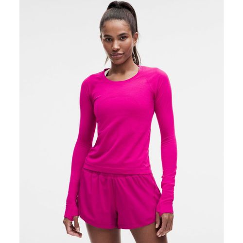 – Haut manches longues Swiftly Tech 2.0 Longueur tailles – Violet – Taille 10 - lululemon - Modalova