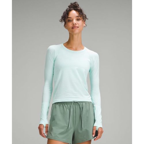 – Haut manches longues Swiftly Tech 2.0 Longueur tailles – Vert – Taille 12 - lululemon - Modalova