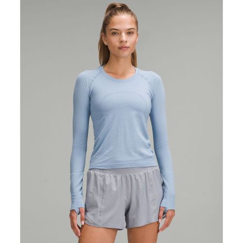 – Haut manches longues Swiftly Tech 2.0 Longueur tailles – Bleu – Taille 20 - lululemon - Modalova