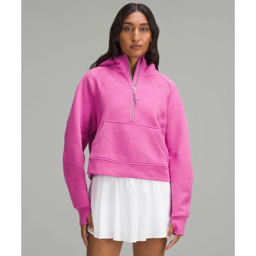 – Sweat à capuche Scuba Oversized demi-zippés – Rose – Taille M/L - lululemon - Modalova