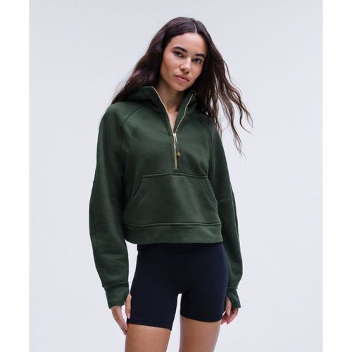 – Sweat à capuche Scuba Oversized demi-zippés – Vert/ – Taille M/L - lululemon - Modalova