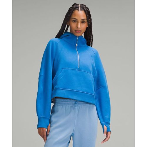 – Sweat à capuche Scuba Oversized demi-zippés – Bleu – Taille M/L - lululemon - Modalova