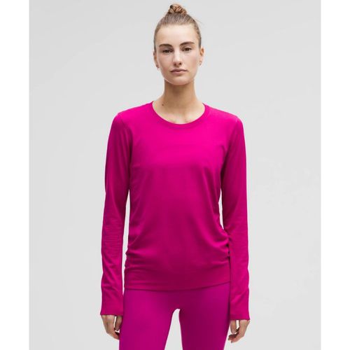 – Haut manches longues Swiftly Relaxed Longueur hanches – Violet – Taille 10 - lululemon - Modalova