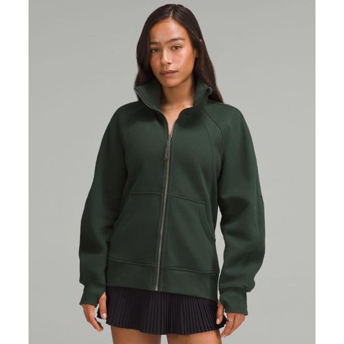 – Sweat Scuba Oversized zippé à col cheminées – Vert – Taille M/L - lululemon - Modalova