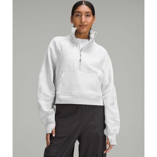 – Sweat demi-zippé à col cheminée Scuba Oversizeds – Light Gris – Taille XL/2XL - lululemon - Modalova