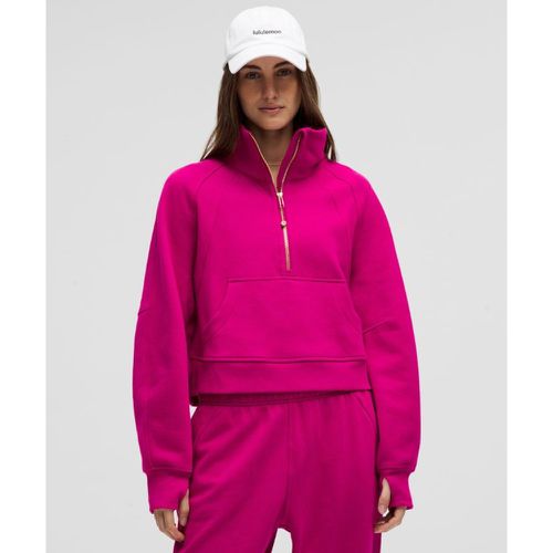 – Sweat demi-zippé à col cheminée Scuba Oversizeds – /Violet – Taille M/L - lululemon - Modalova