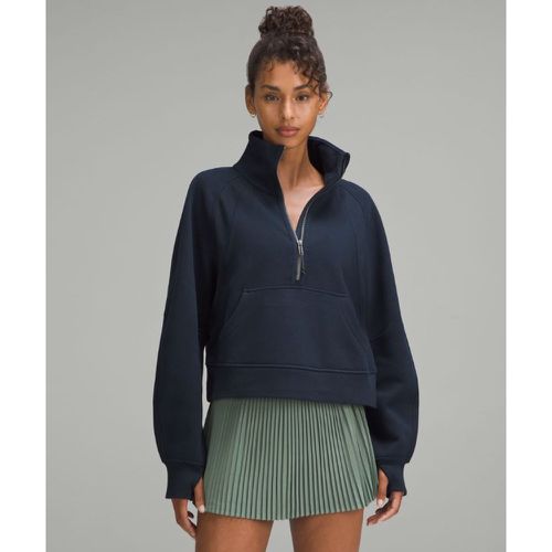 – Sweat demi-zippé à col cheminée Scuba Oversizeds – Bleu – Taille XL/2XL - lululemon - Modalova