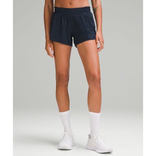 – Short Hotty Hot doublé taille basses – 6 cm – Bleu – Taille 10 - lululemon - Modalova