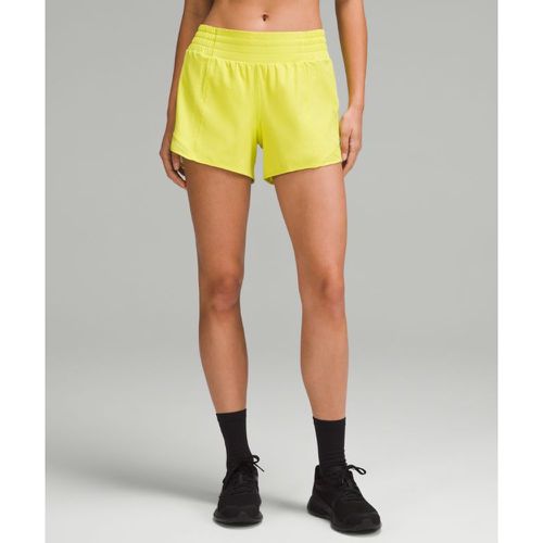 – Short Hotty Hot doublé taille hautes – 10 cm – Jaune - lululemon - Modalova