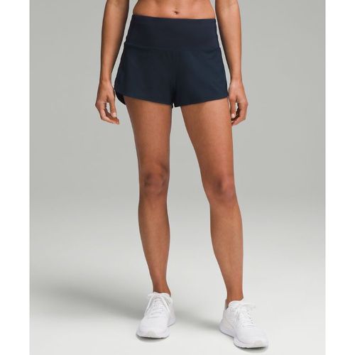 – Short Speed Up taille haute Doublés – 6,5 cm – Bleu – Taille 12 - lululemon - Modalova