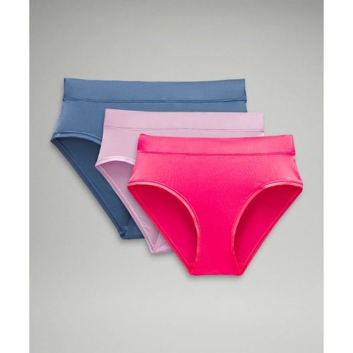 – Culotte bikini UnderEase taille haute Trios – Blue/Rose – Taille M - lululemon - Modalova