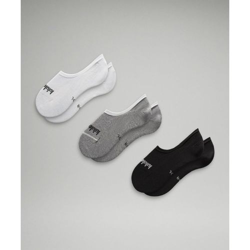 – Chaussettes invisibles Daily Stride Comfort Lot de 3s – Blanc/Gris/Noir – Taille M - lululemon - Modalova