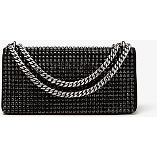 MK Mini sac enveloppe Christie en daim travaillé orné de cristaux - - Michael Kors - MICHAEL KORS COLLECTION - Modalova