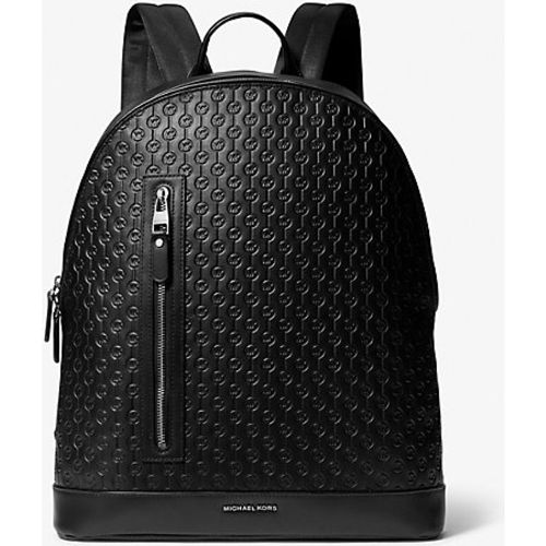 MK Sac à dos Hudson fin à logo en cuir à relief - - Michael Kors - Michael Kors Mens - Modalova