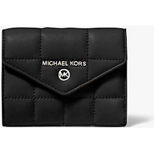 MK Portefeuille enveloppe en cuir matelassé de taille moyenne - - Michael Kors - MICHAEL Michael Kors - Modalova