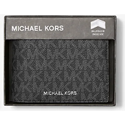 MK Portefeuille compact Harrison à logo avec porte-cartes - - Michael Kors - Michael Kors Mens - Modalova
